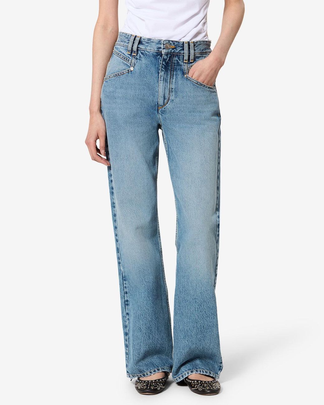 Isabel Marant Blue Belvia Jeans