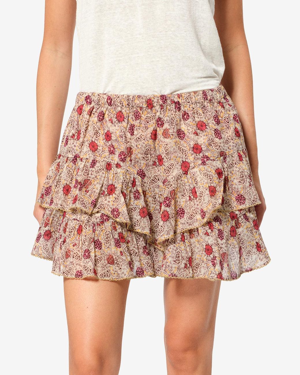 Isabel Marant White Jocadia Shorts