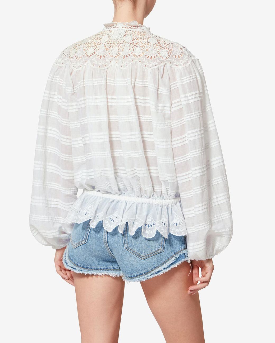 Isabel Marant White Polly Blouse