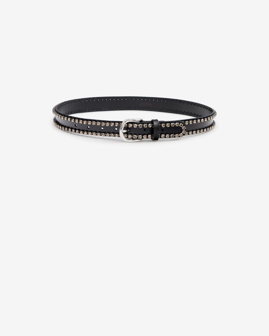Isabel Marant Black Zap Leather Belt