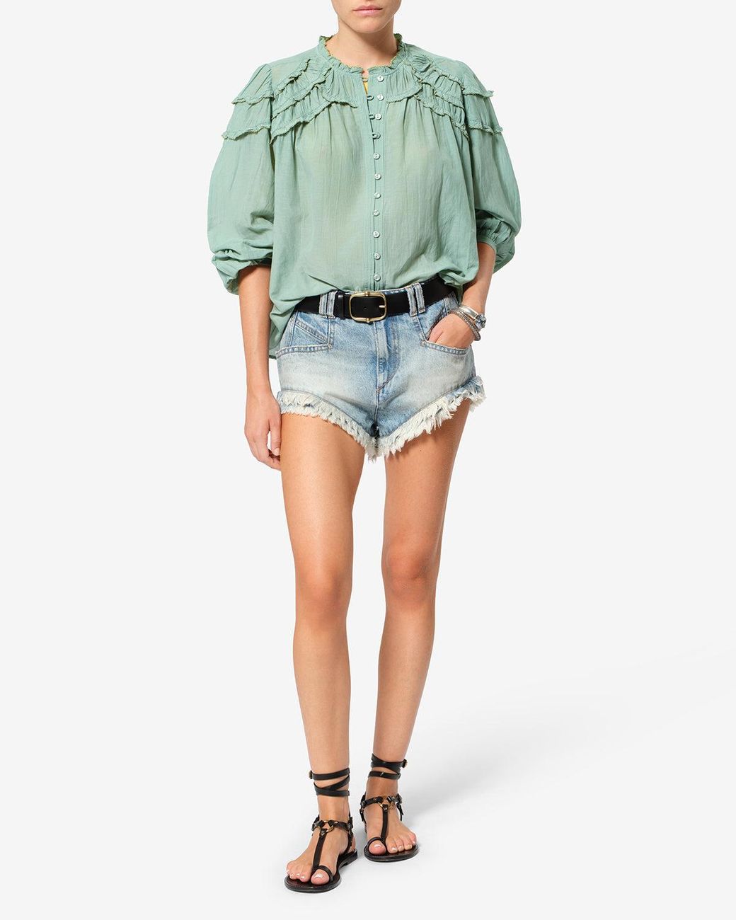 Blusa Christa Isabel Marant de color Green