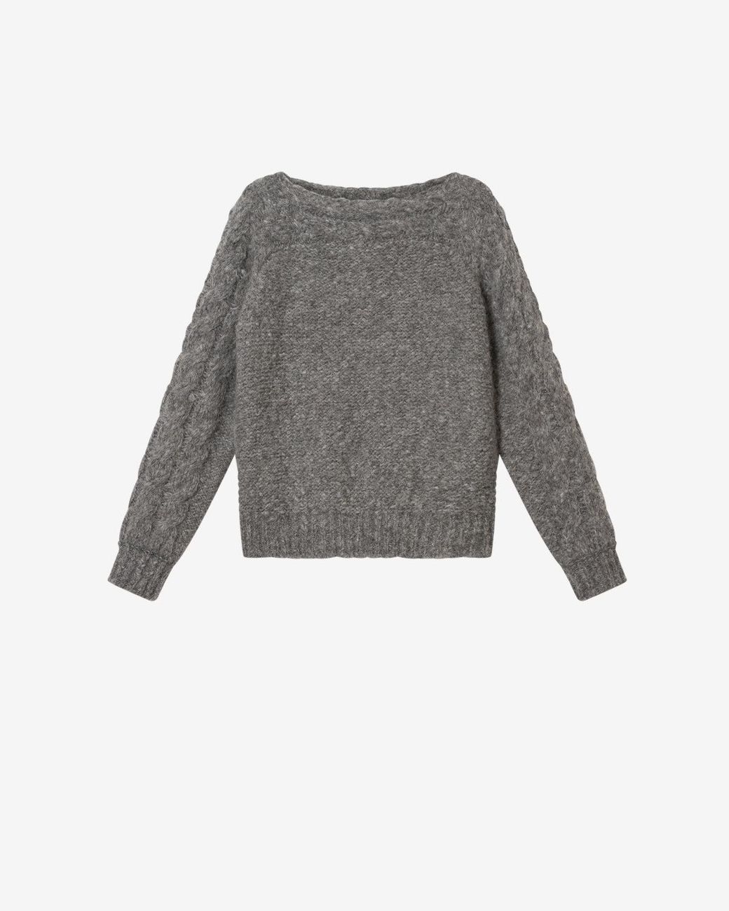 Isabel Marant Gray Ponara Wool Sweater
