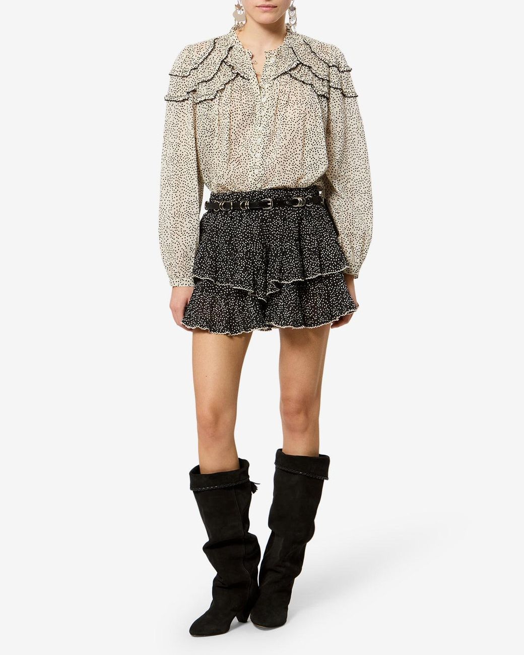 Isabel Marant Black Jocadia Shorts