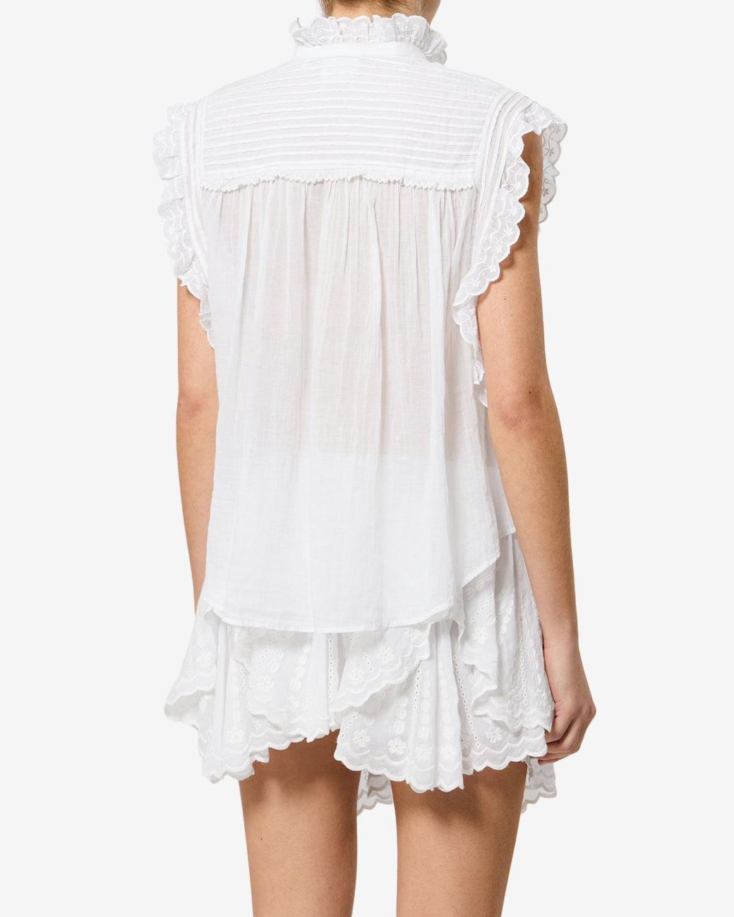 Isabel Marant White Dersia Top