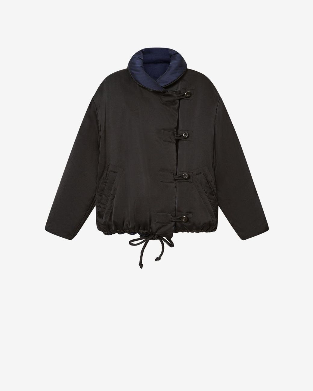 Isabel Marant Blue Bleza Silk Coat