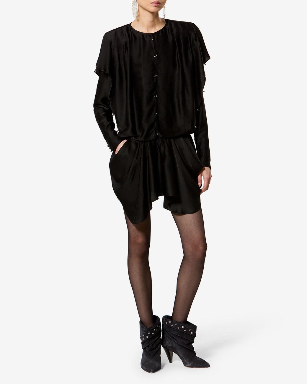 Robe Blissa Isabel Marant en coloris Black