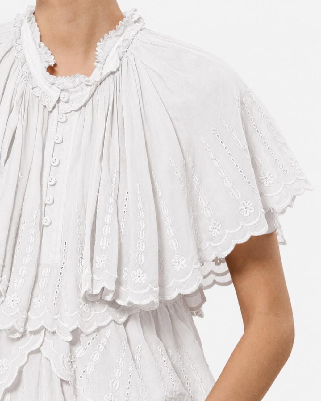 Isabel Marant White Lorna Top