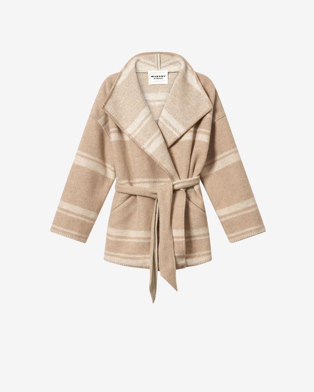 Isabel Marant Natural Brea Coat