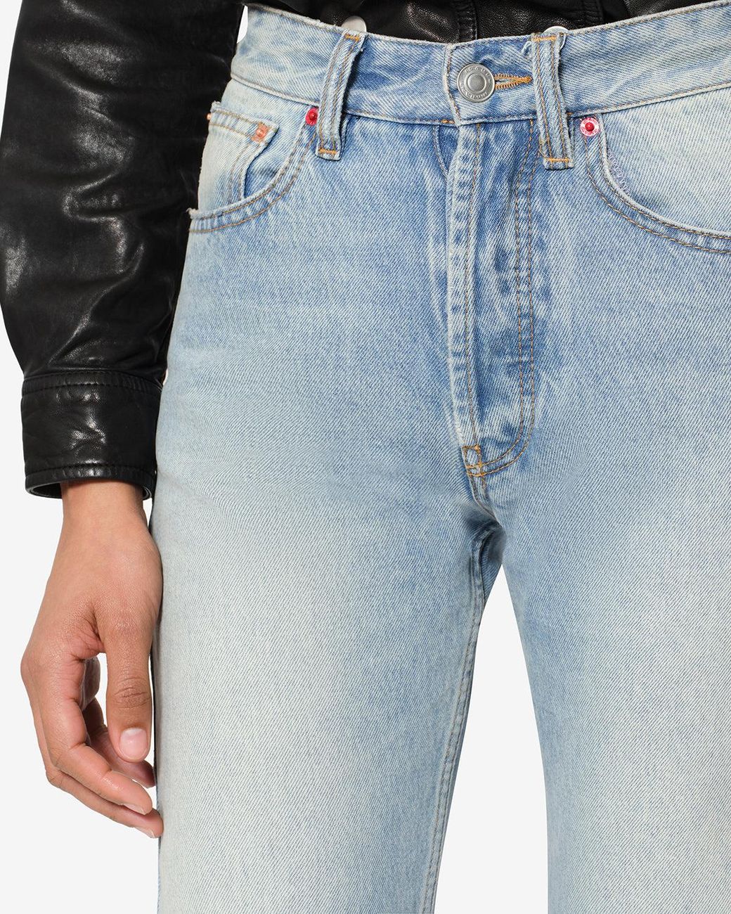 Isabel Marant Blue Daya Cropped Jeans