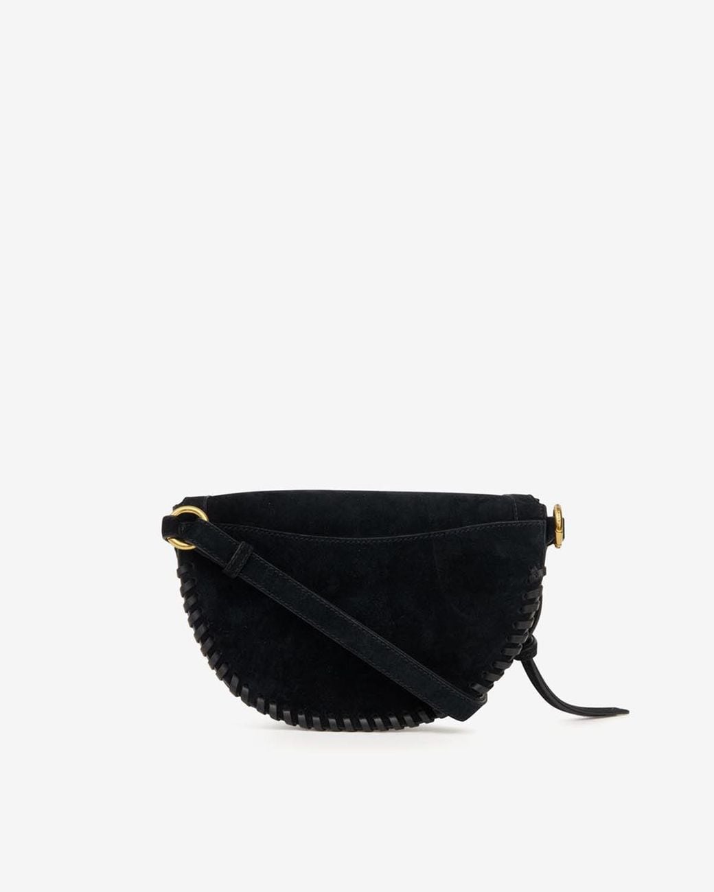 Isabel Marant Black Skano Suede Belt Bag