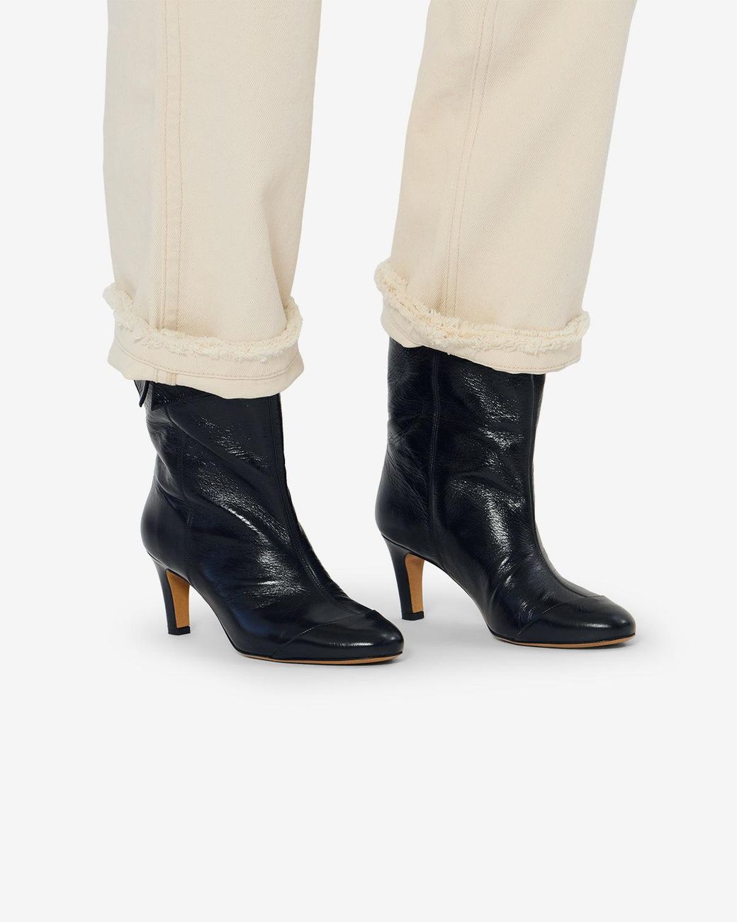 Isabel Marant Black Eldra Ankle Boots
