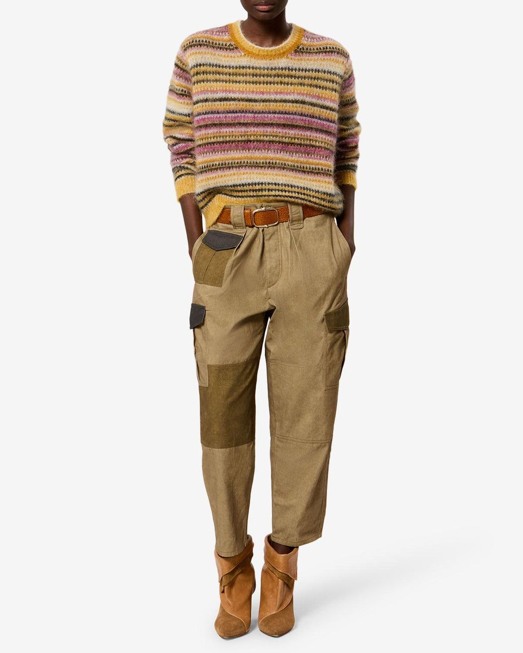 Isabel Marant White Morine Mohair Sweater