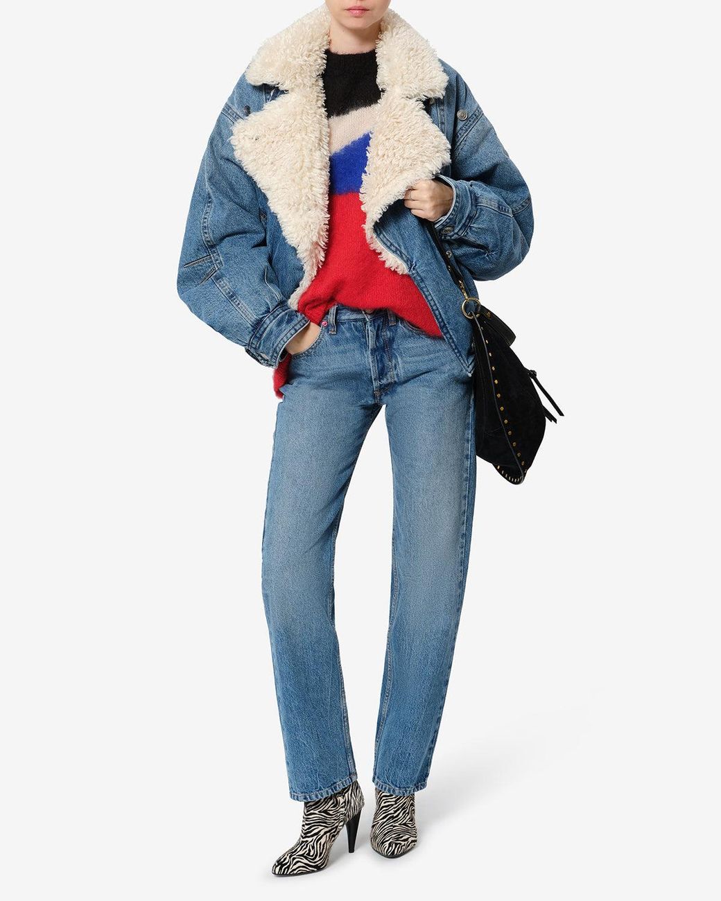 Isabel Marant Blue Valineo Denim Jacket