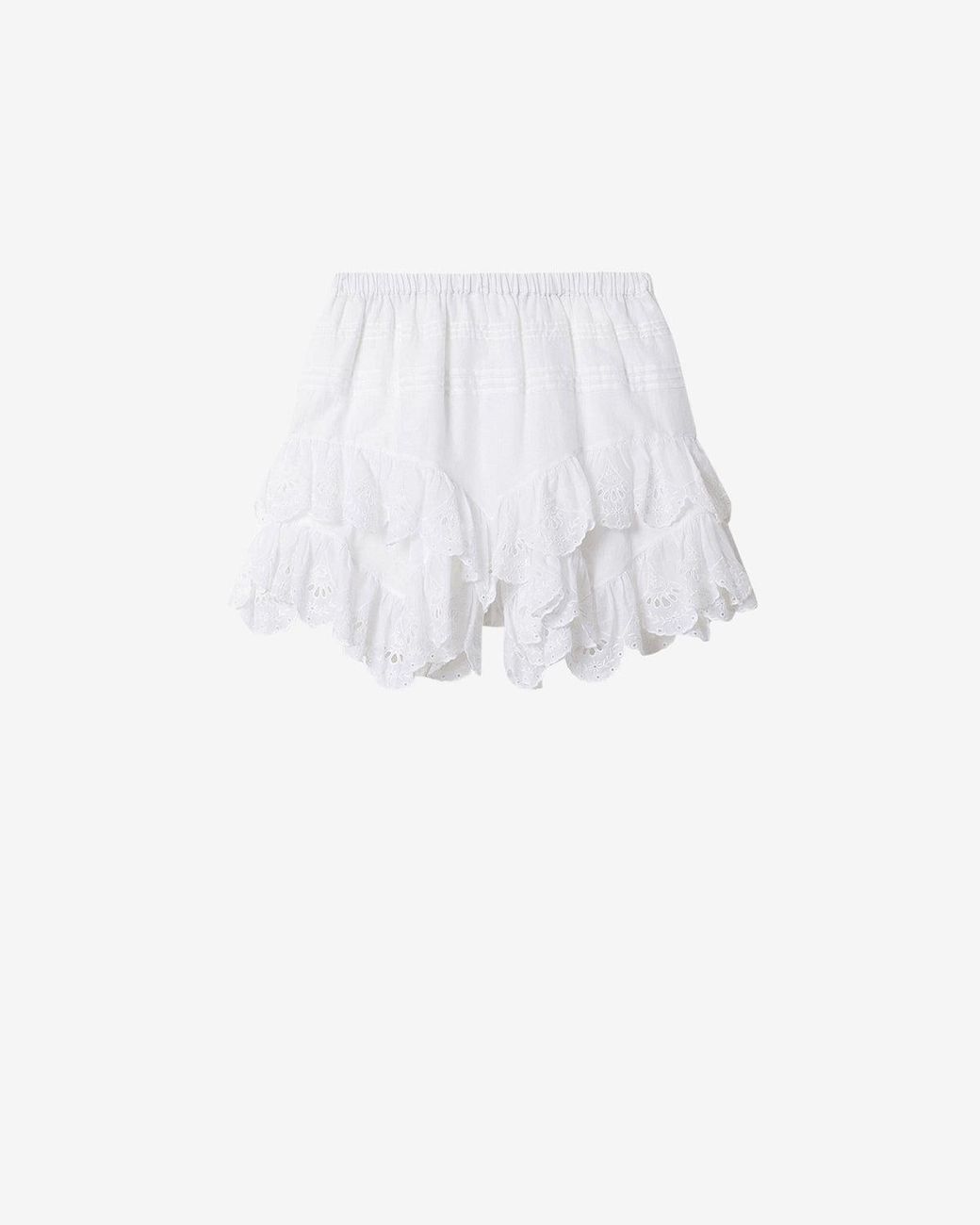 Isabel Marant White Jocadia Shorts
