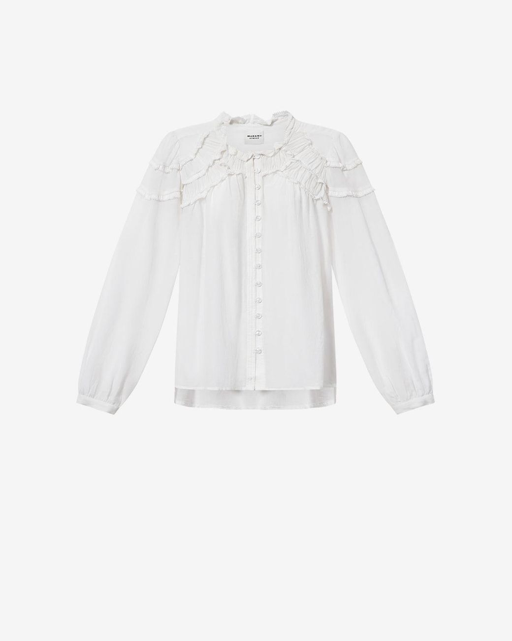 Isabel Marant White Christa Blouse
