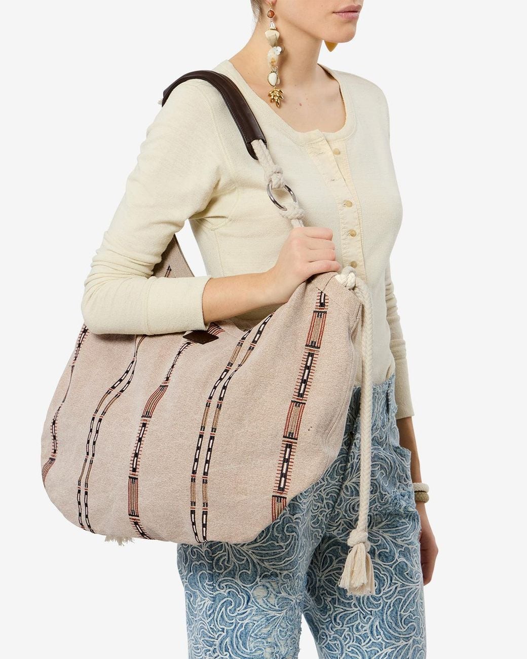 Isabel Marant Natural Byron Tote Bag