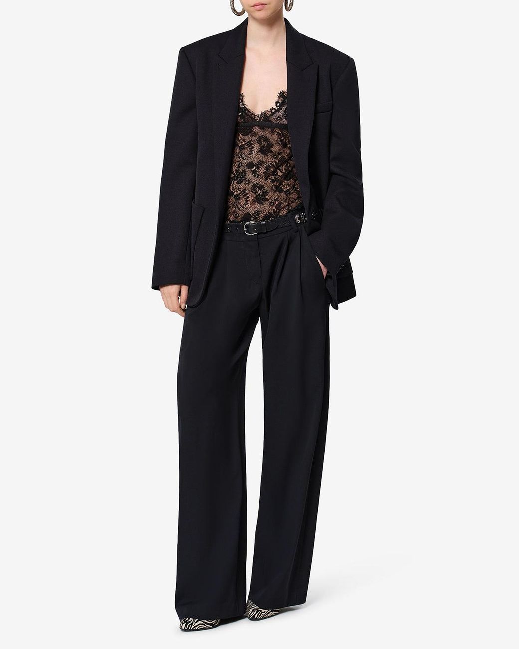 Isabel Marant Blue Lyda Wool Pants