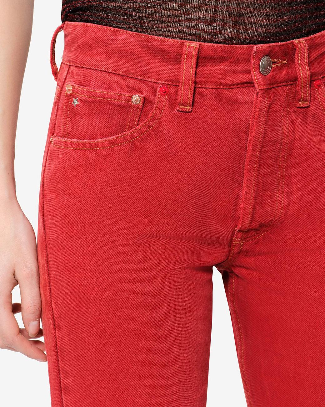 Isabel Marant Red Jean Daya Regular
