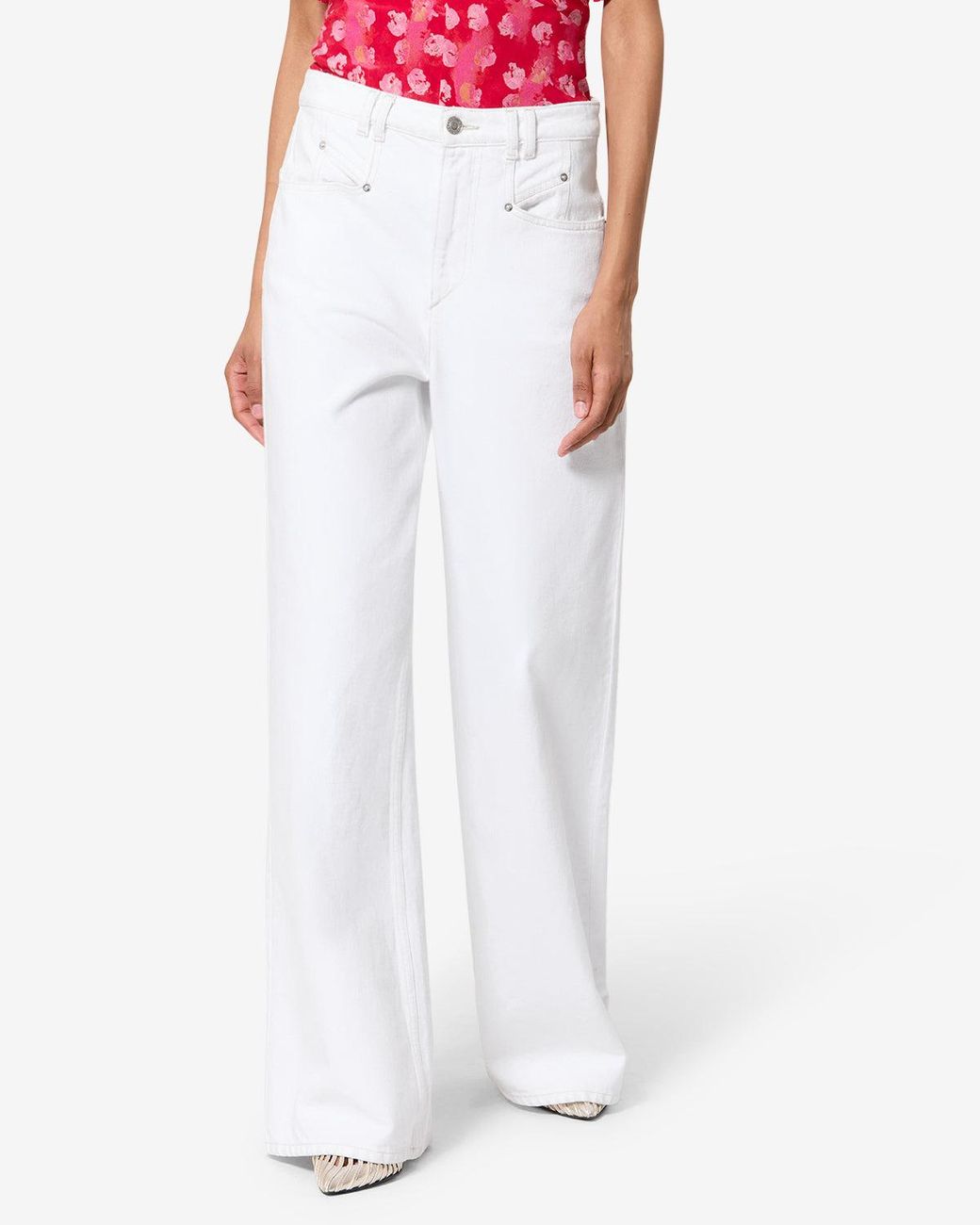 Isabel Marant White Lemony Jeans