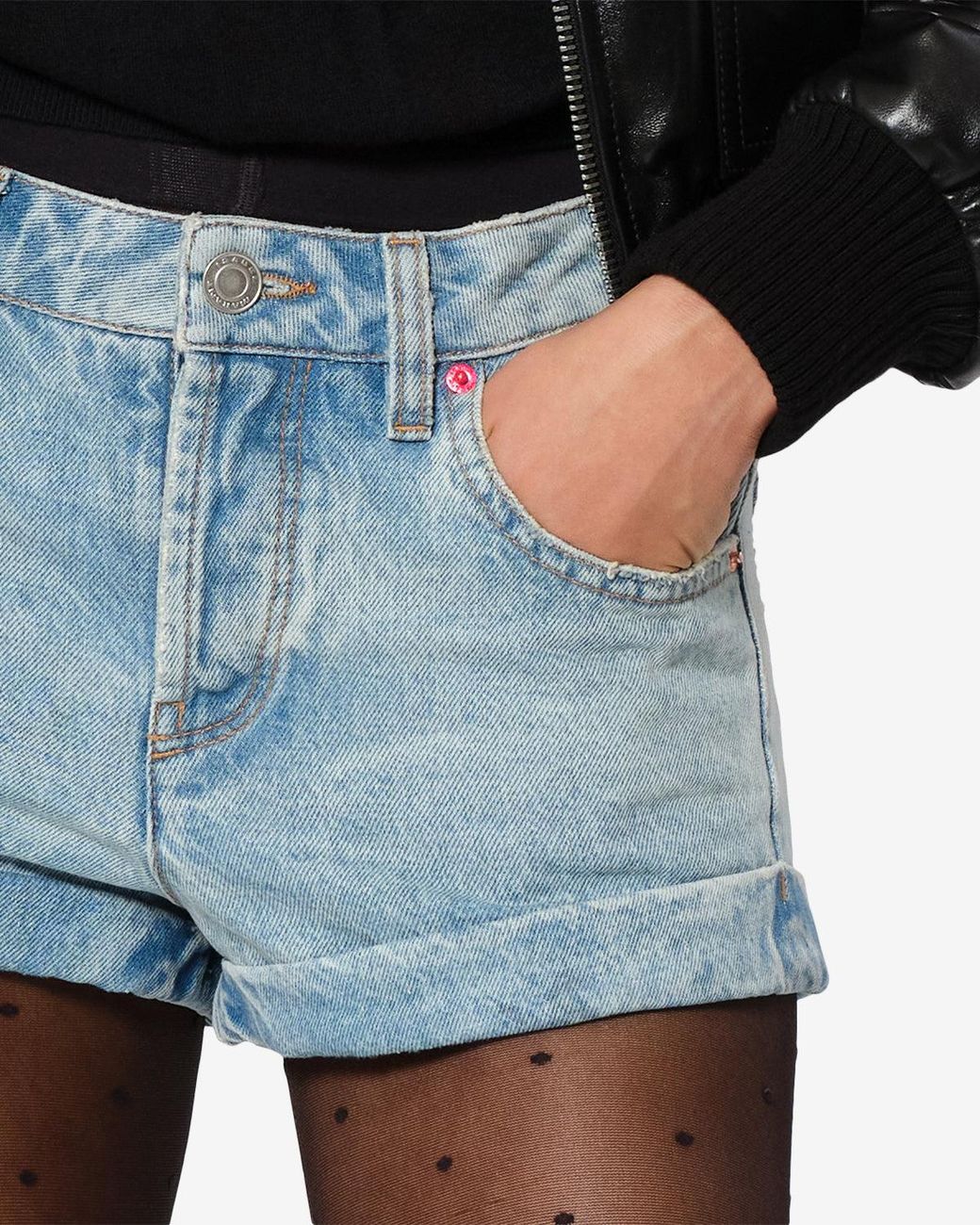 Isabel Marant Blue Diloa Denim Shorts