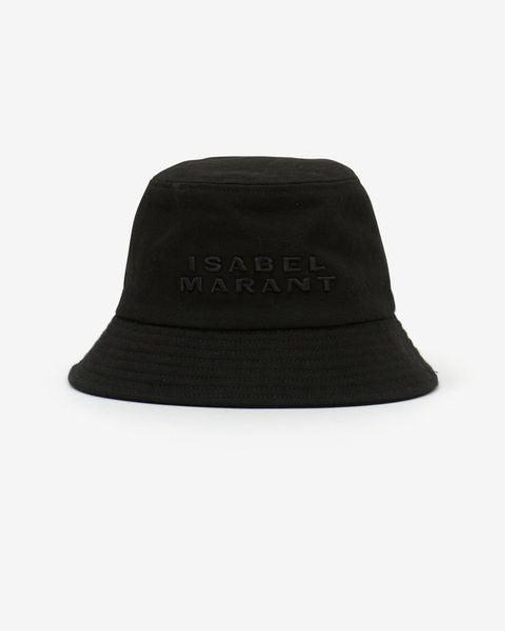 $225 Isabel Marant Black Floral Haley Reversible top Bucket Hat