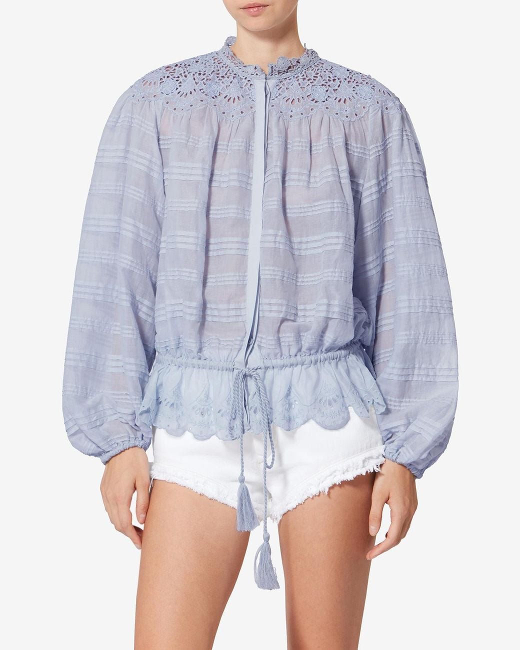 Isabel Marant Blue Polly Blouse