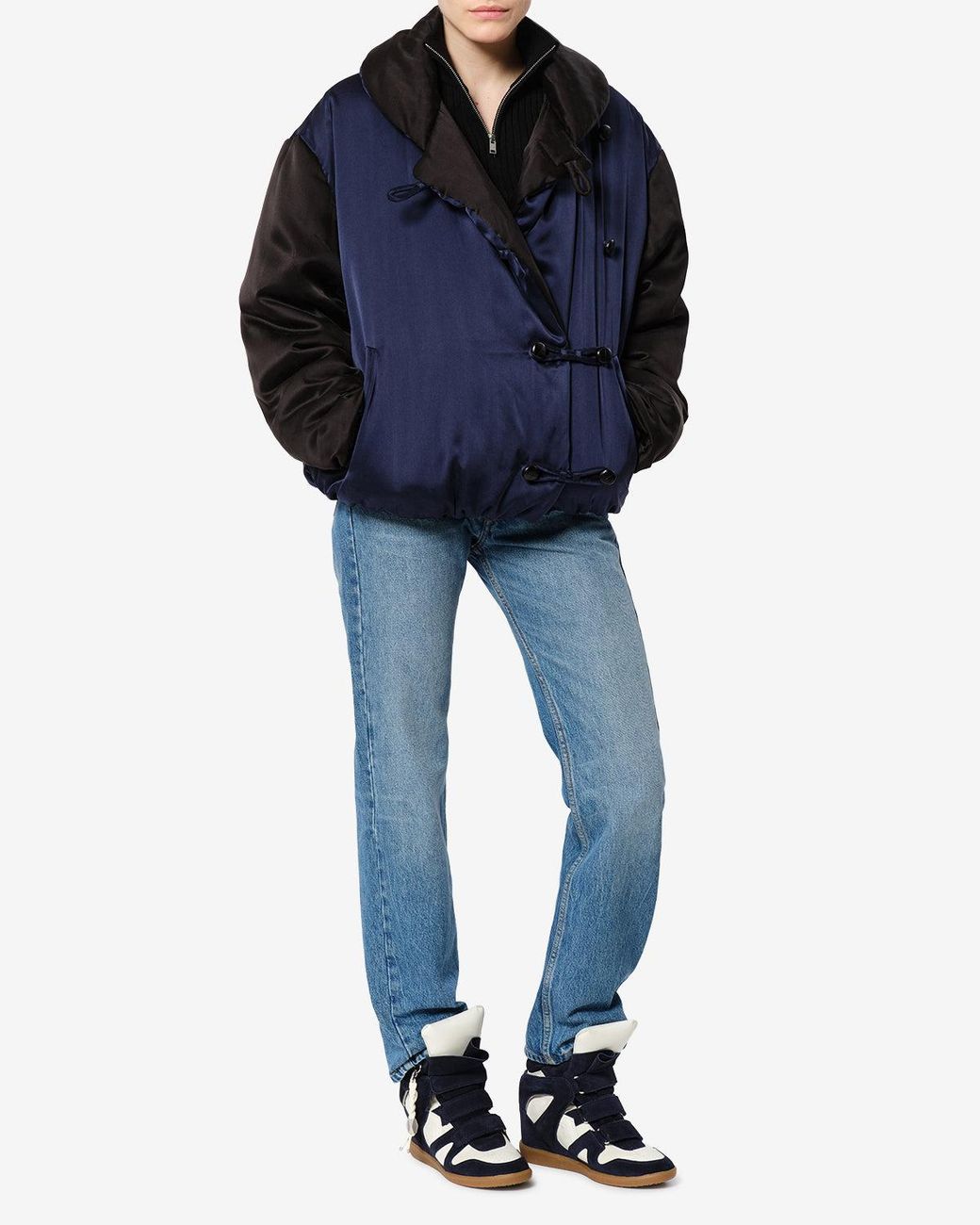 Isabel Marant Blue Bekett Ring Sneakers