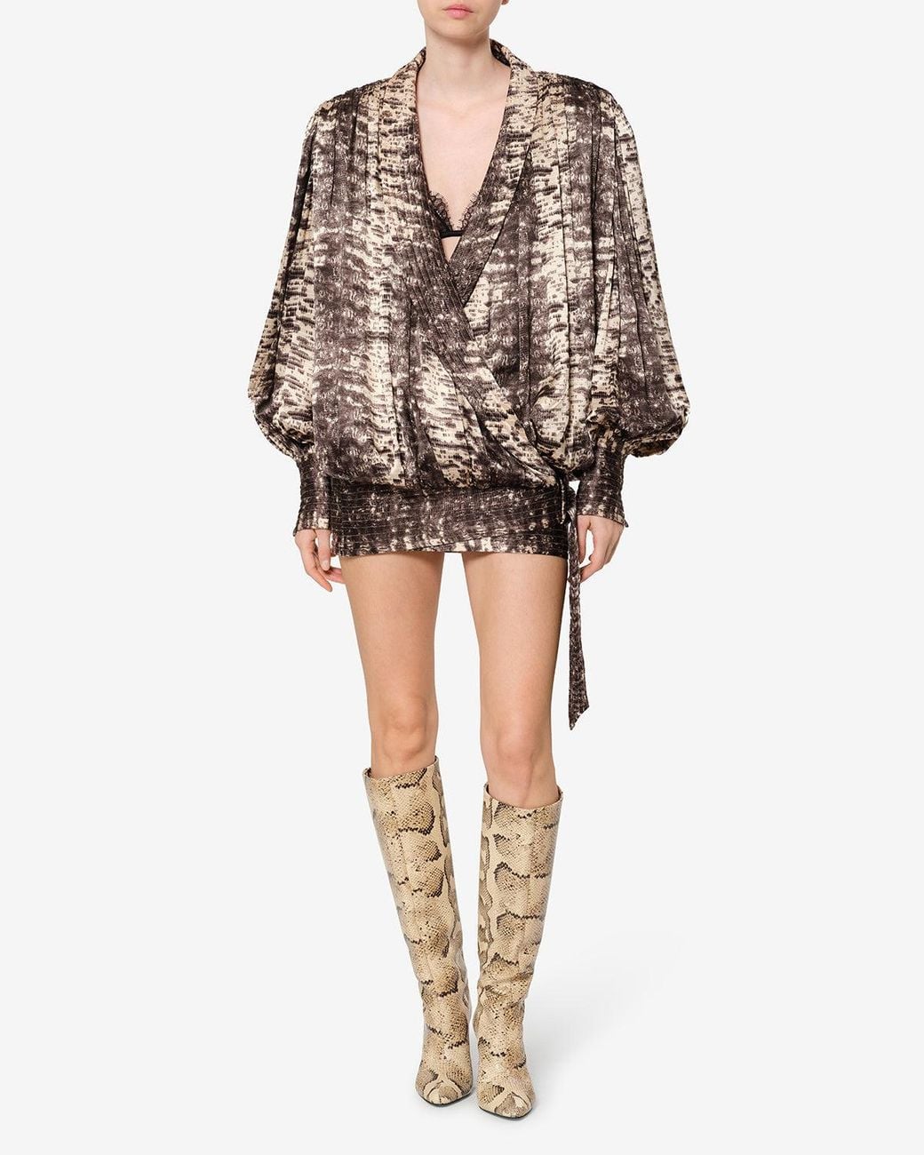 Isabel Marant White Dilja Silk Dress