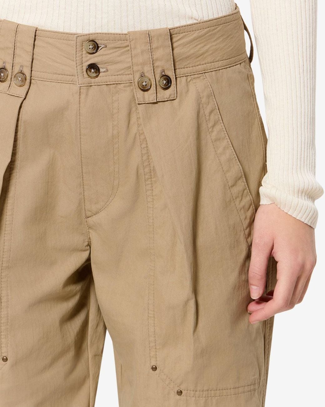 Isabel Marant Natural Amandine Pants