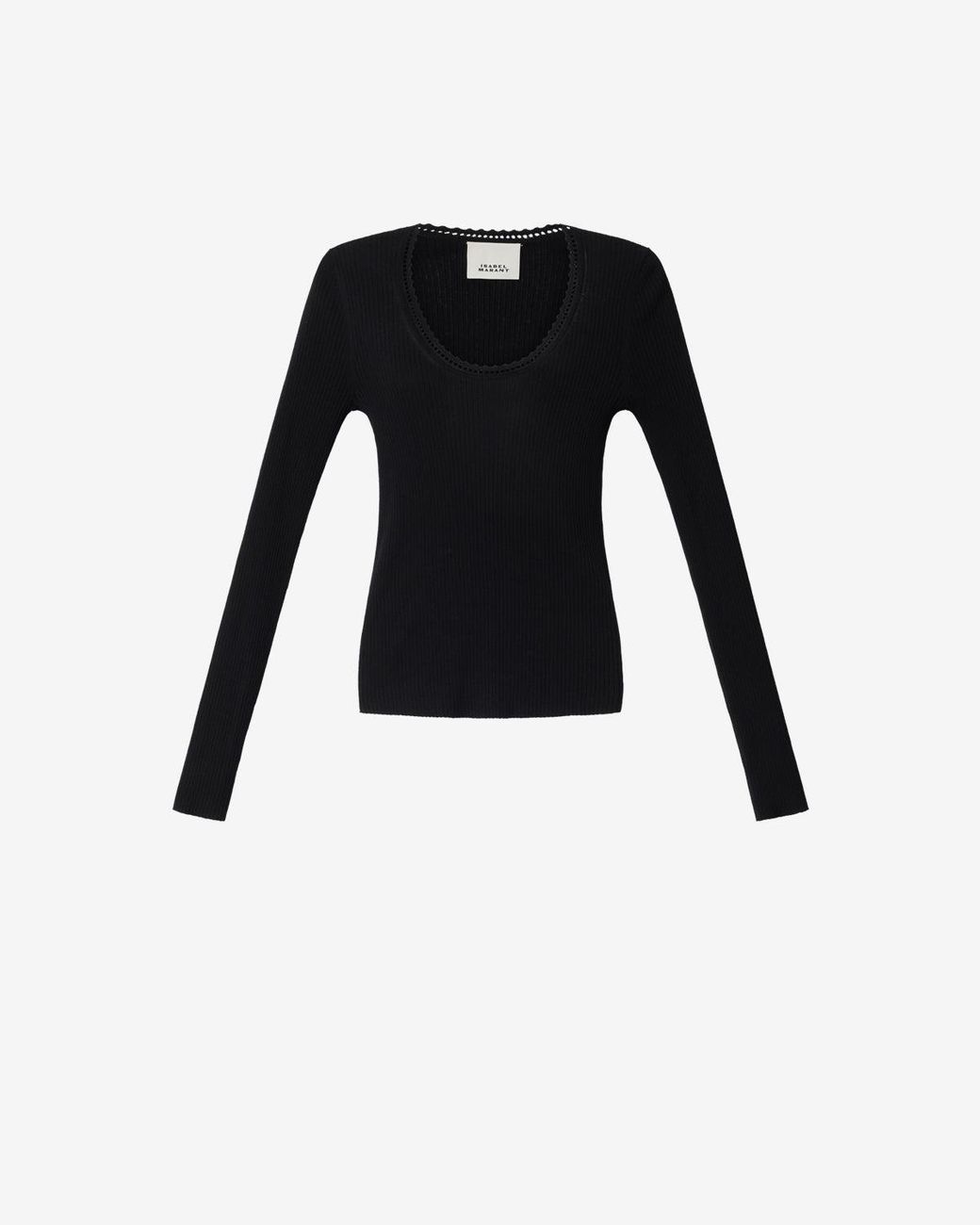 Jersey Selenie De Seda Isabel Marant de color Black