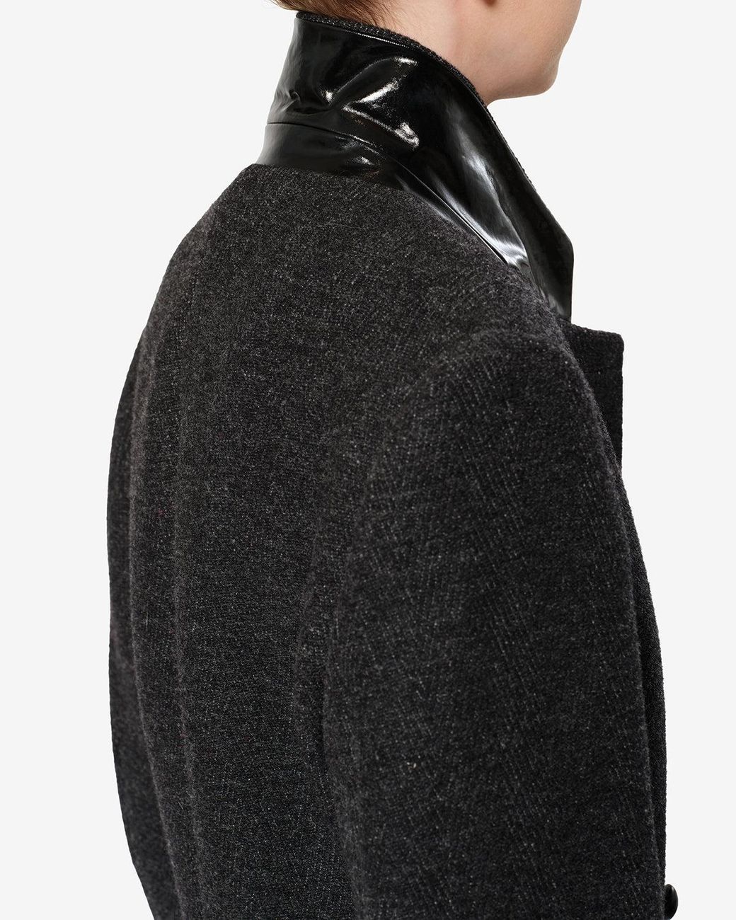 Isabel Marant Black Erla Wool Coat