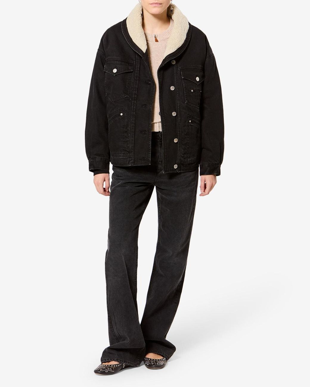 Isabel Marant Black Pimia Denim Jacket