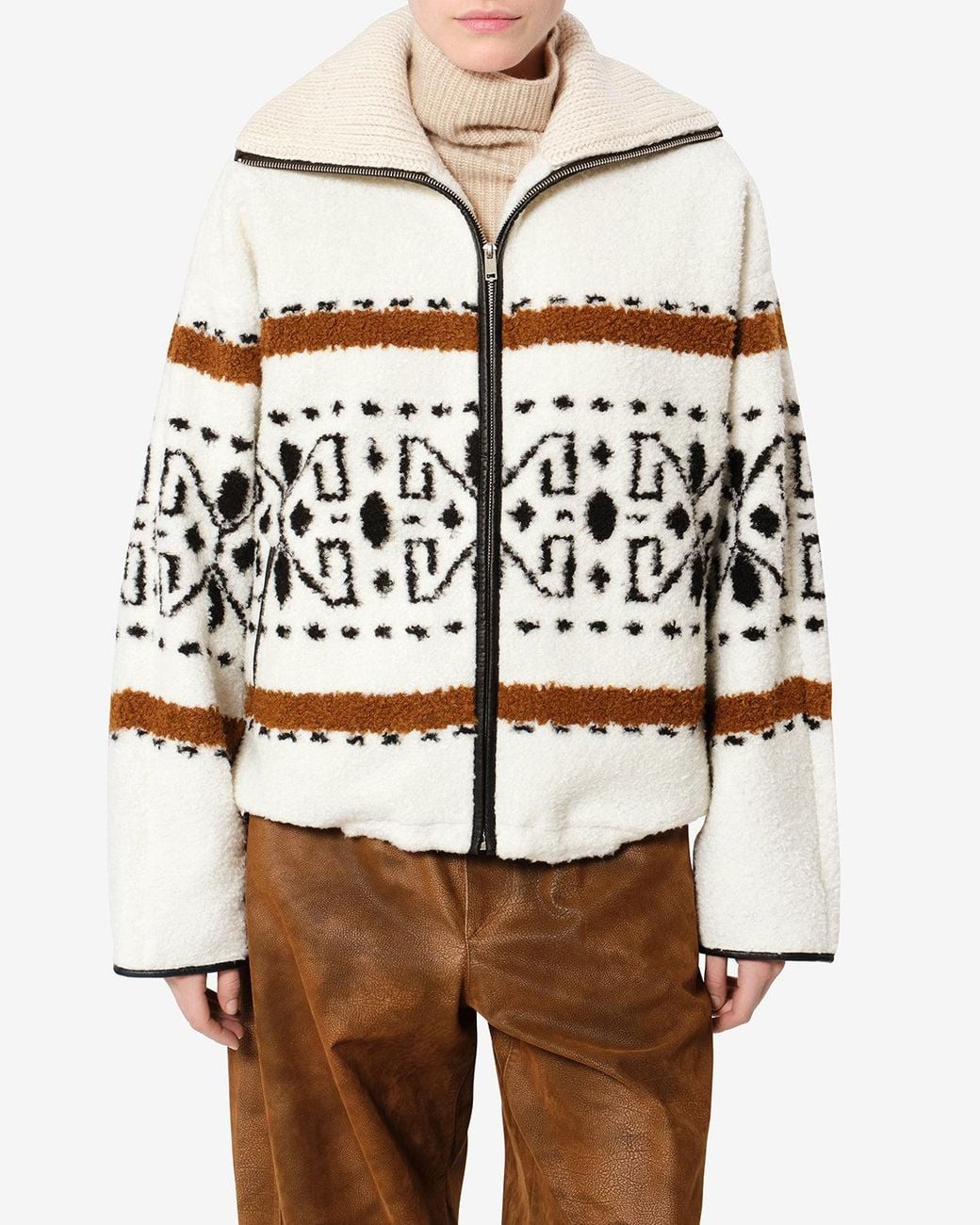 Isabel Marant White Lijka Coat