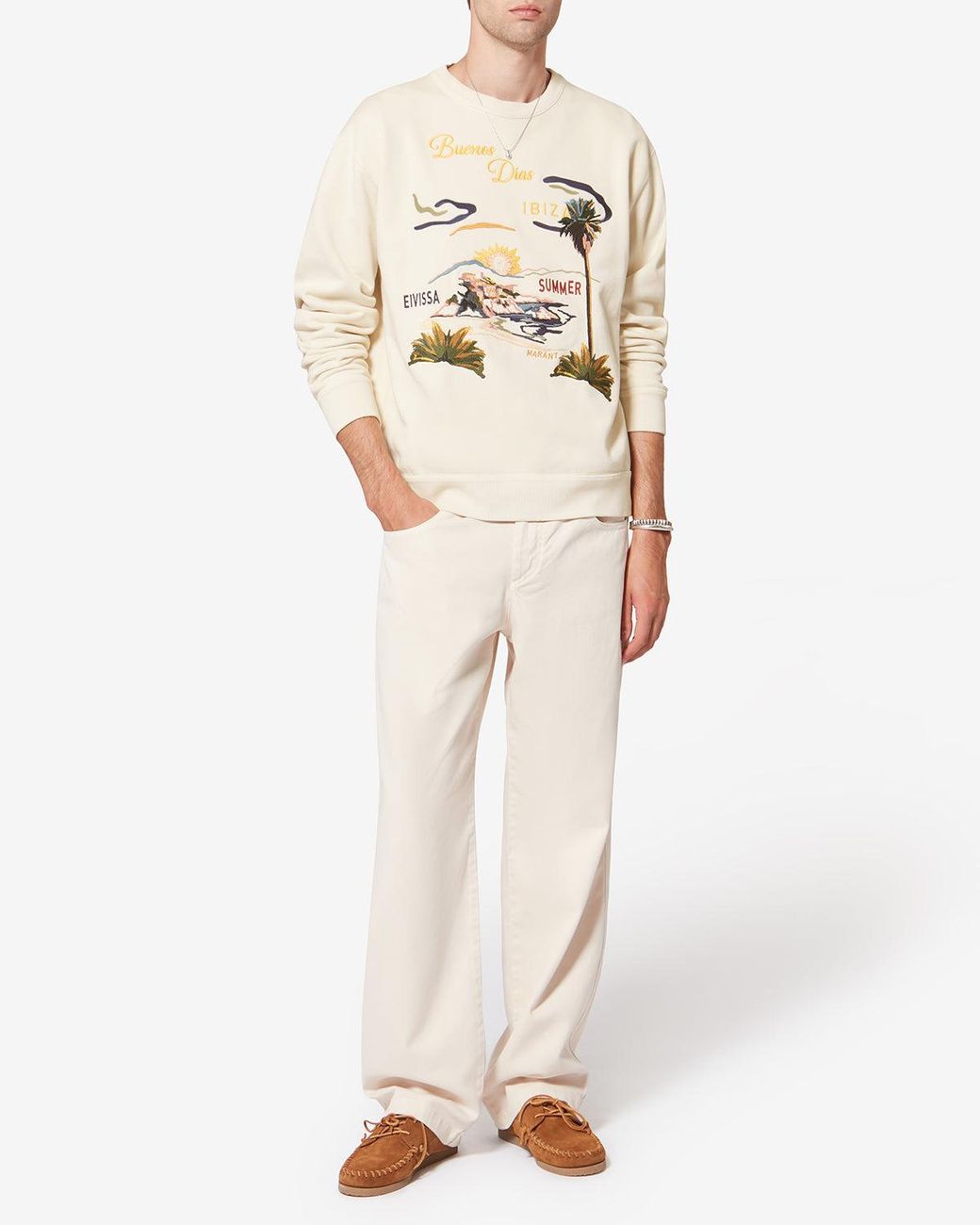 Isabel Marant Natural Mikoy Sweatshirt for men