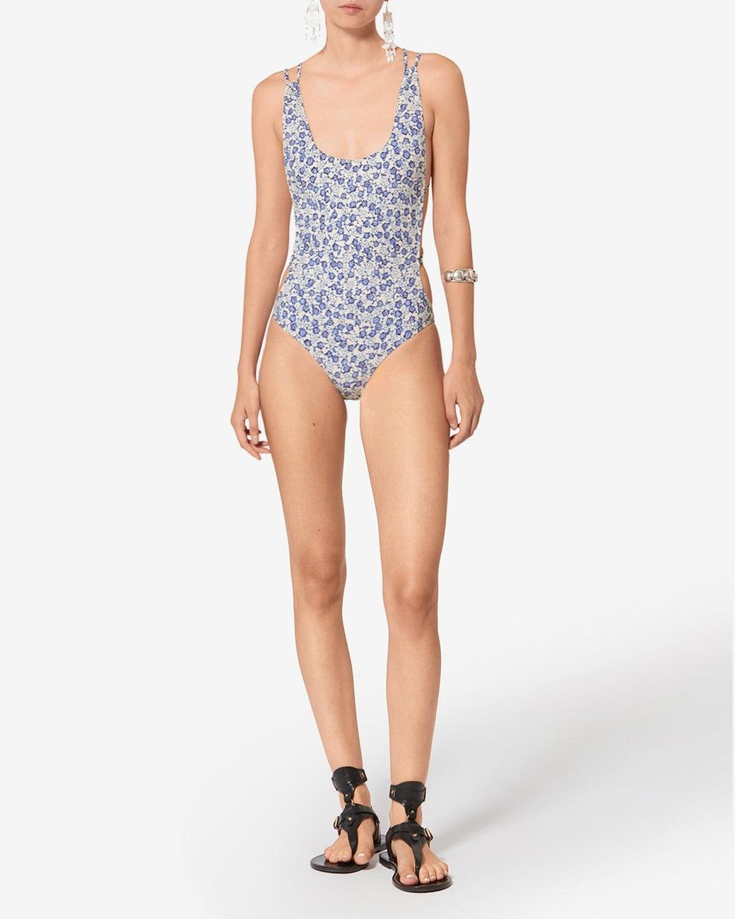 Isabel Marant Blue Tenisia Swimsuit
