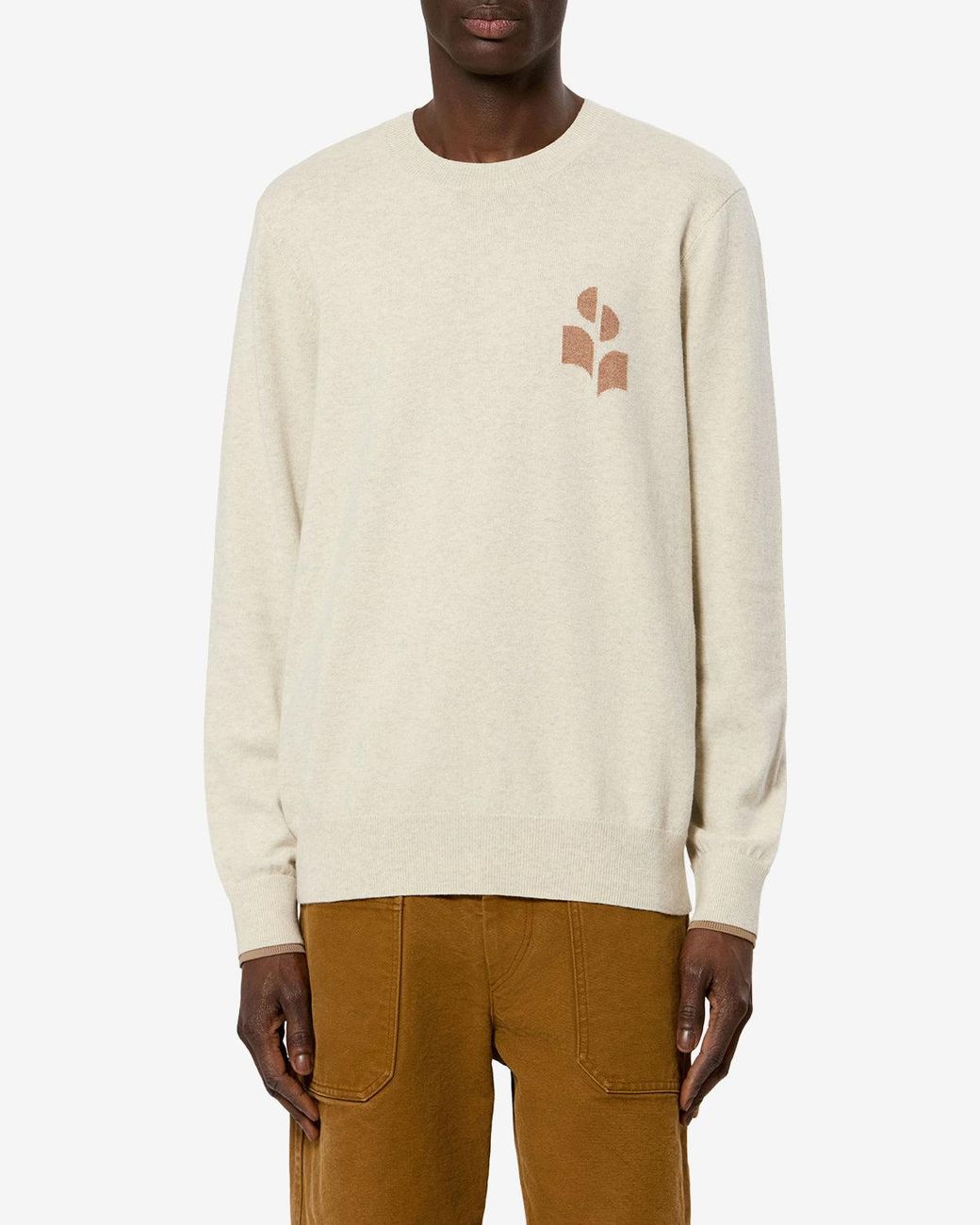 Isabel Marant White Antea Sweater for men