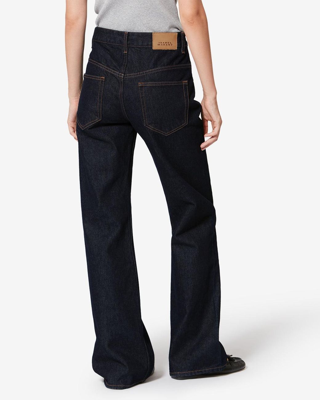 Isabel Marant Blue Belvia Jean
