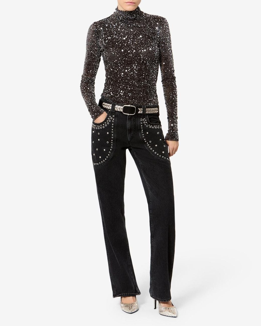 Isabel Marant Black Lou Top