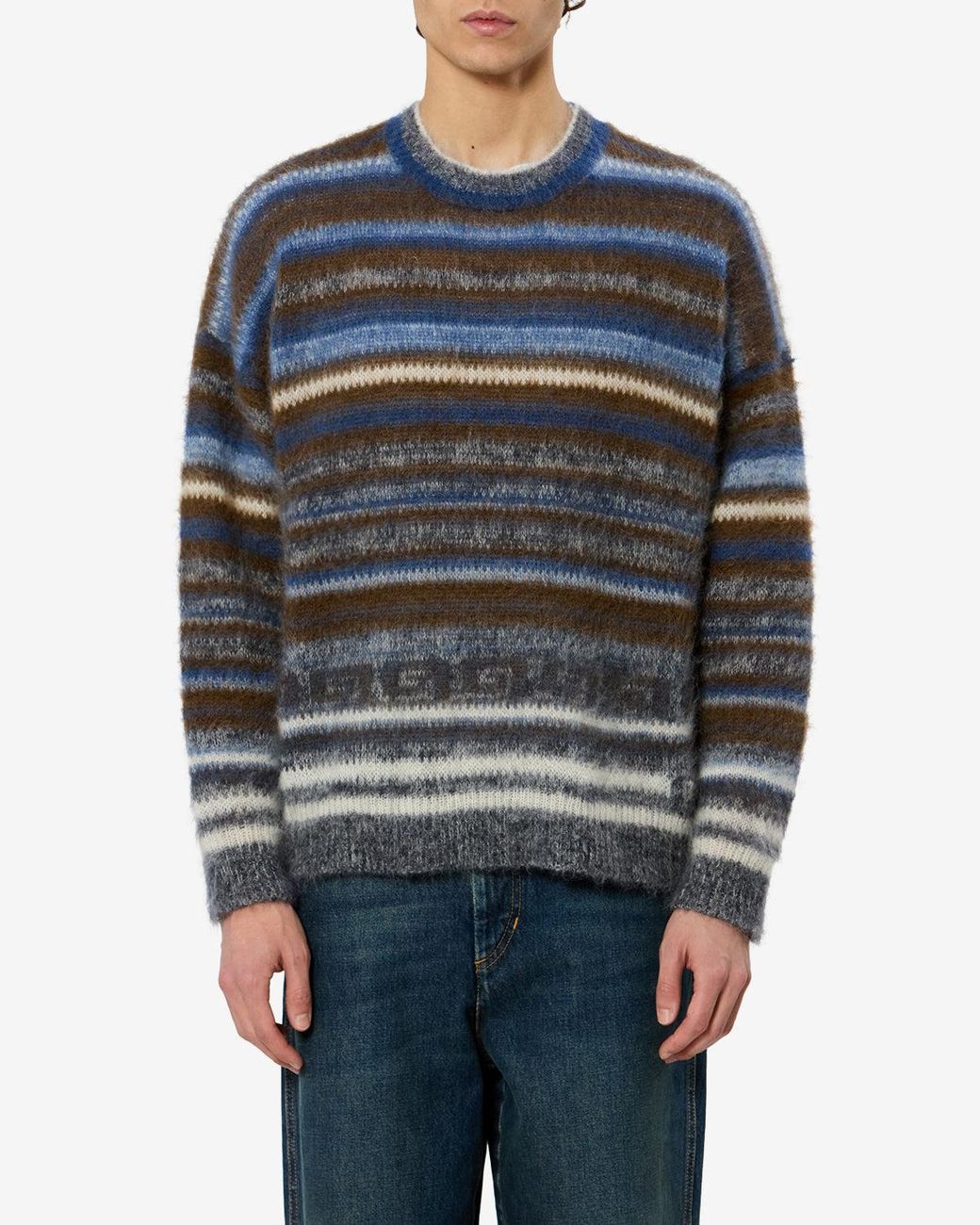 Isabel Marant Pullover Scolan Aus Mohair in Blue für Herren