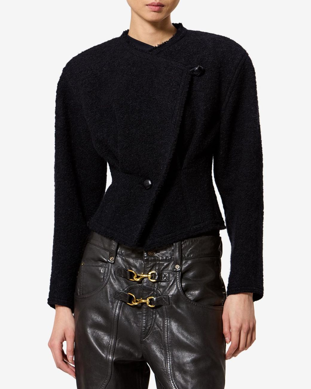 Isabel Marant Black Suna Wool Jacket