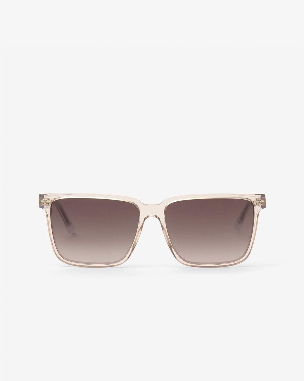 Isabel Marant White Priya Squared Sunglasses