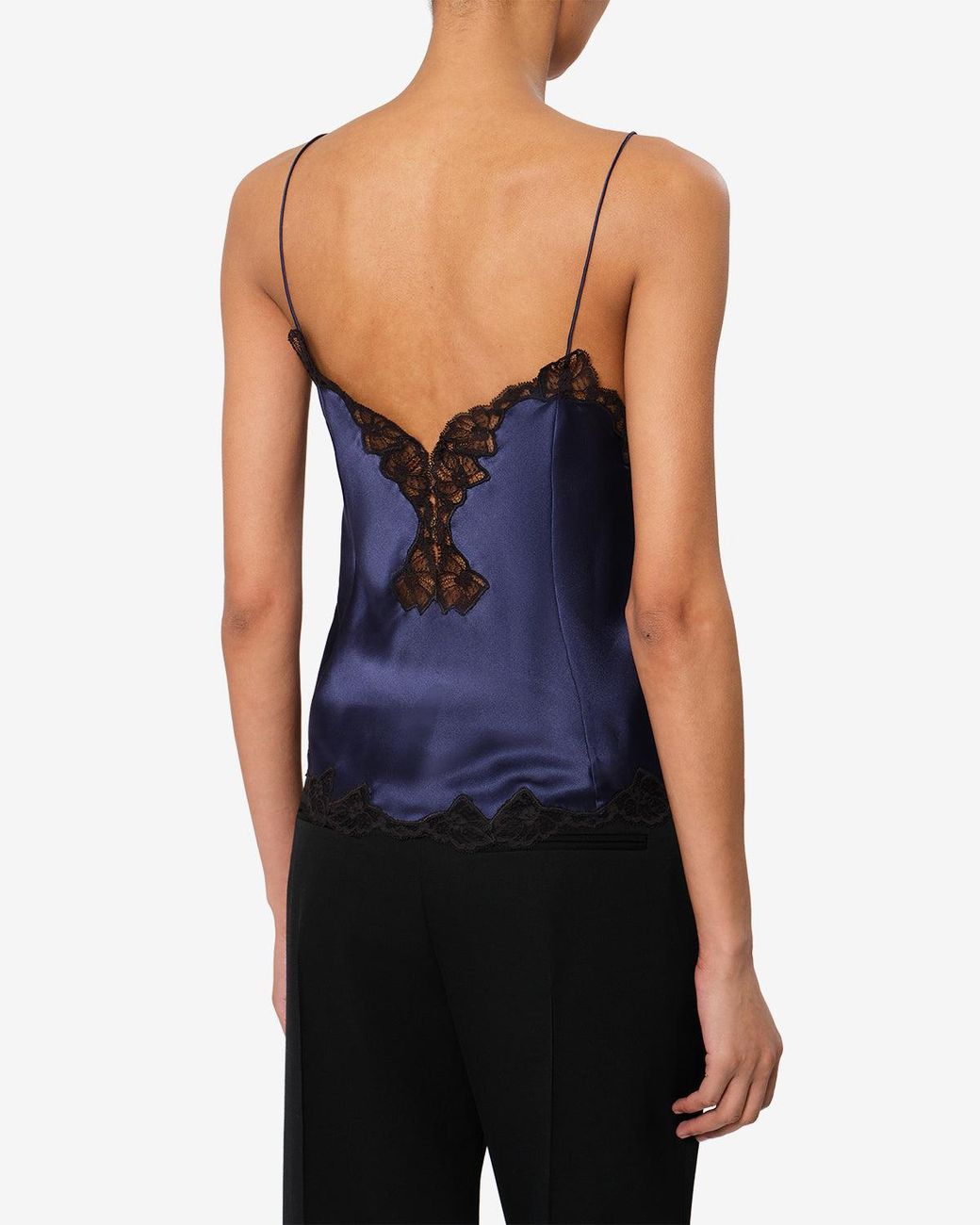 Isabel Marant Blue Amael Silk Top