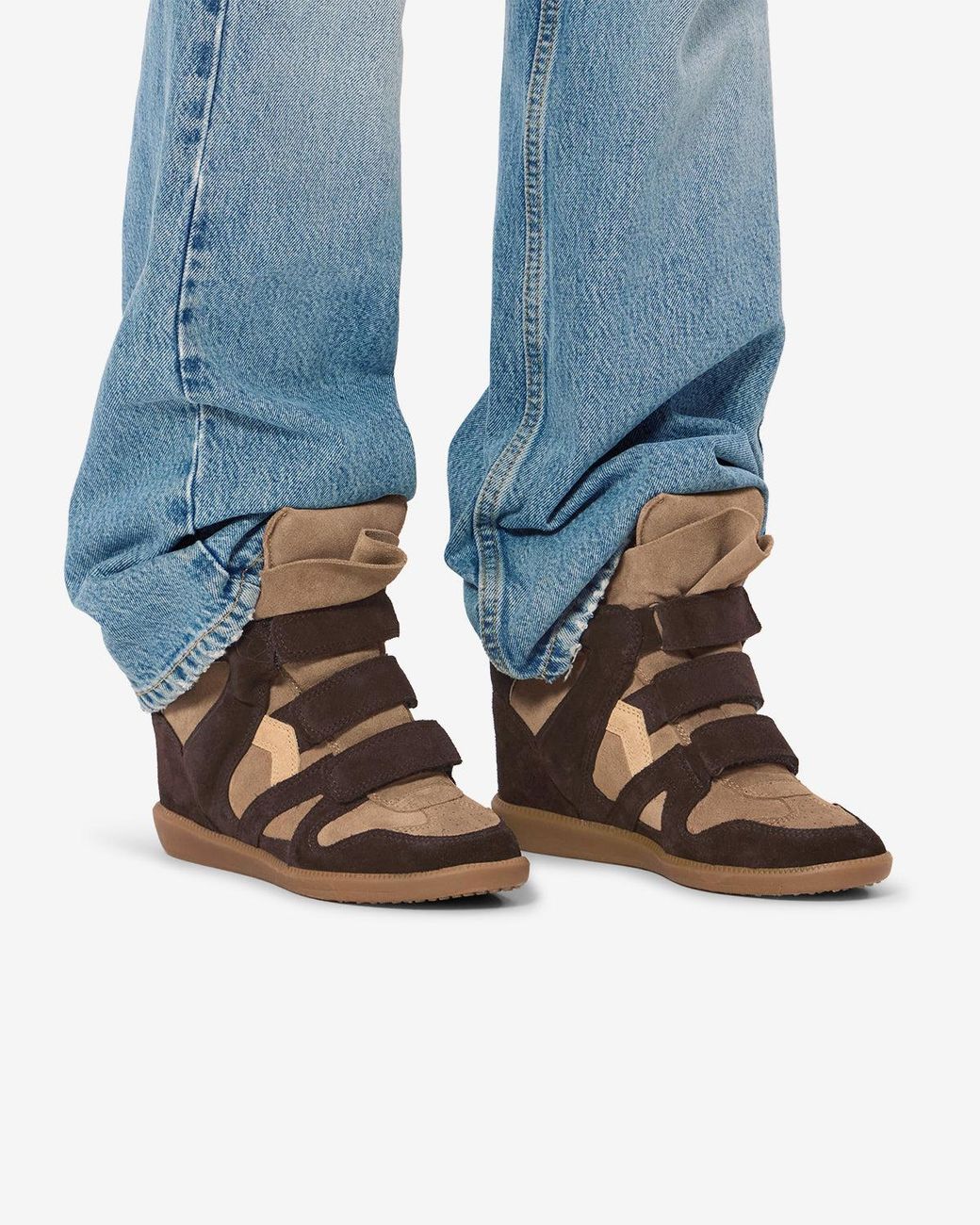 Isabel Marant White Bekett Sneakers