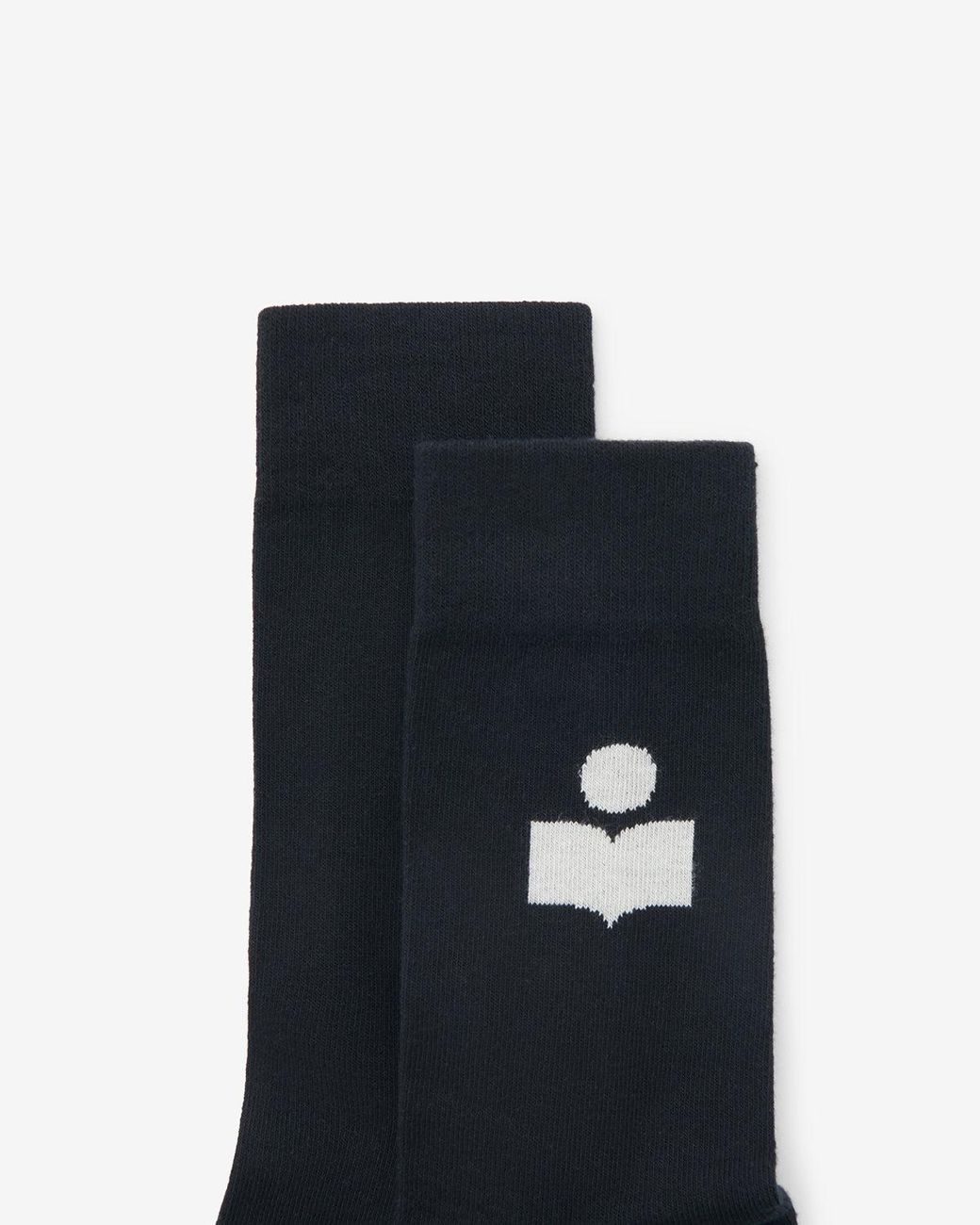 Isabel Marant Black Siloki Socks for men