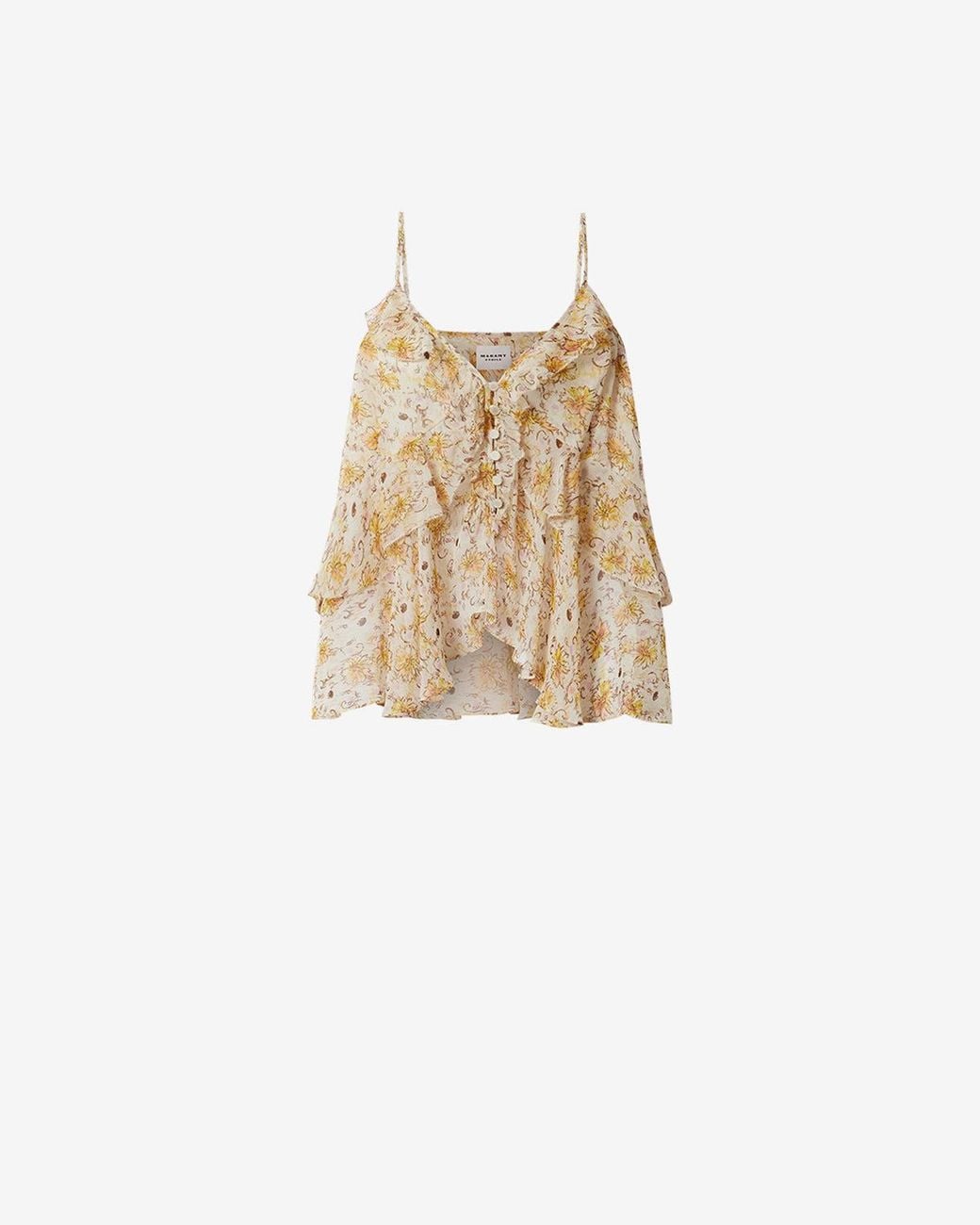 Isabel Marant White Briara Top