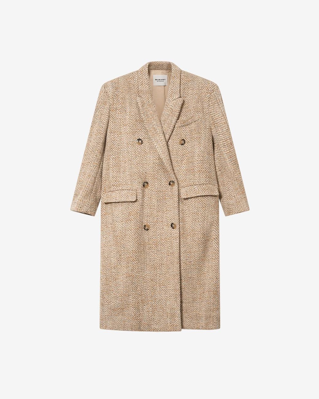 Isabel Marant Natural Pilda Coat