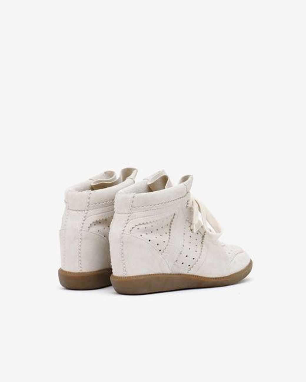 Isabel Marant White Bobby Sneakers