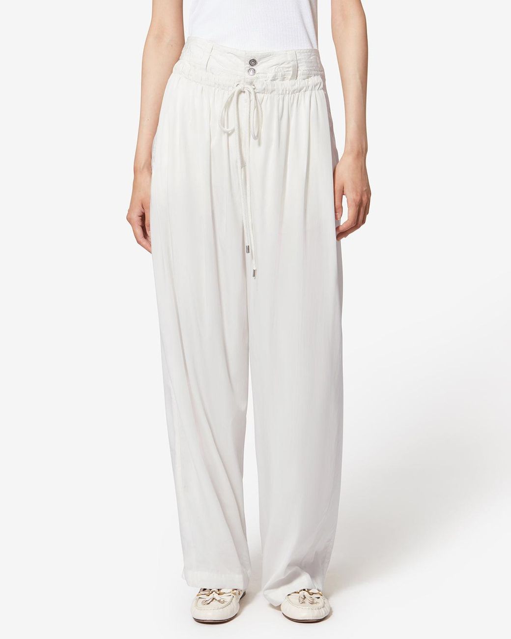 Isabel Marant White Inaya Pants