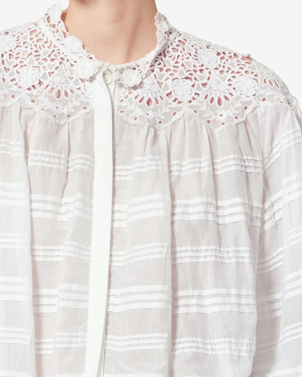 Isabel Marant White Polly Blouse
