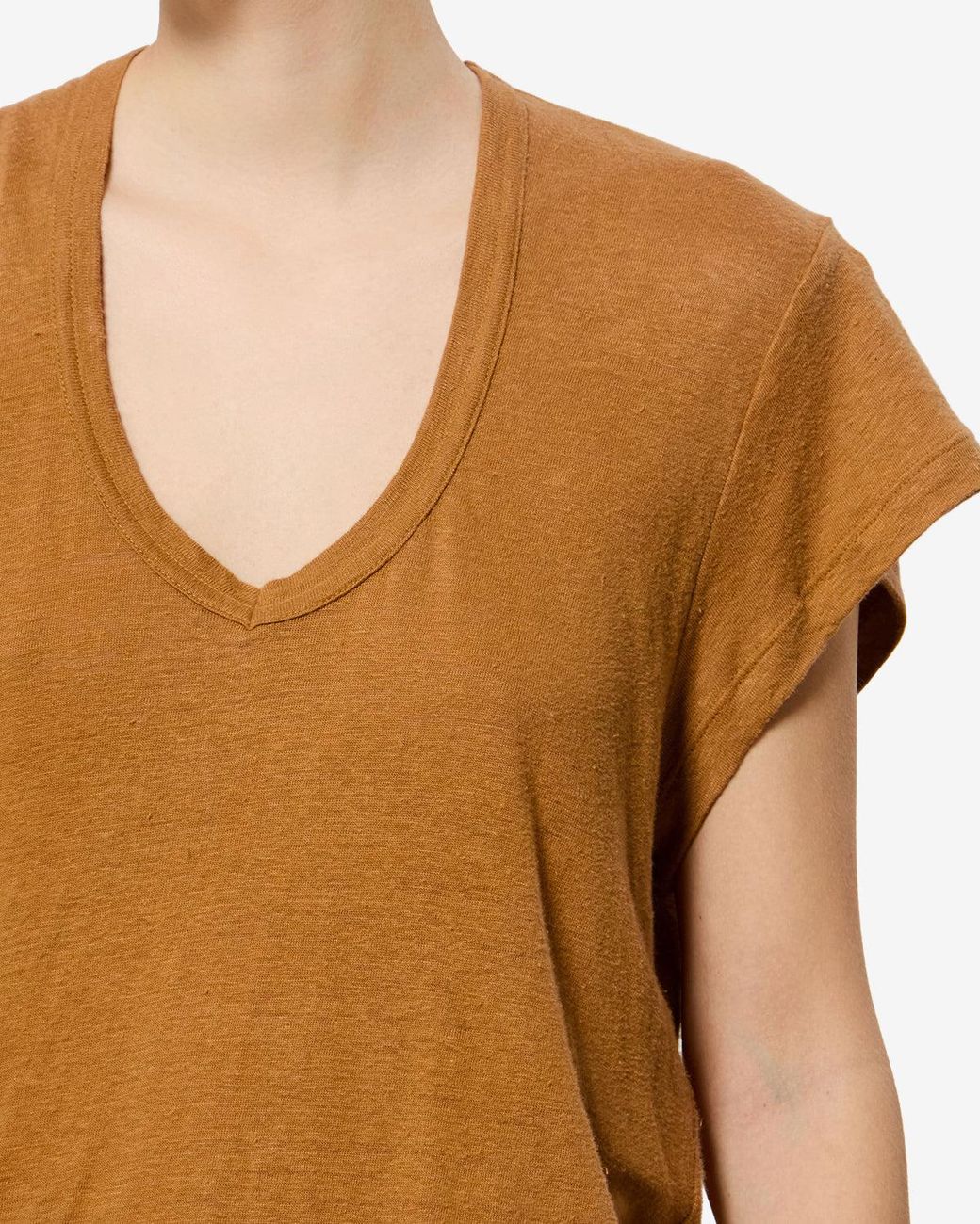 Isabel Marant White Zankou Linen T-Shirt
